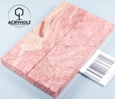 Ahorn Maser Griffschalen stabilisiert | 120x40x10 | acryholz | Messergriff | 1504