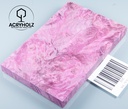 Kastanie Maser stabilisiert | 120x40x10 | plexiholz | buckeye schalenpaar 0713