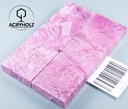 Kastanie Maser stabilisiert | 120x45x10 | acryholz | schalenpaar 1513