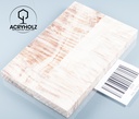 Kastanie Maser stabilisiert | 120x45x10 | acryholz | schalenpaar 1513