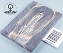 Kastanie Maser stabilisiert | 120x40x10 | plexiholz | buckeye schalenpaar 0713
