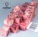 Pappel Stiftrohling rosa stabilisiert | 100x20x20 | acryholz | 1549