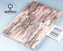 Buche gestockt stabilisiert Griffschalen| 140x40x10 | plexiholz | Messergriff 0277
