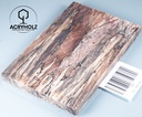 Buche gestockt stabilisiert Griffschalen| 140x40x10 | plexiholz | Messergriff 0277