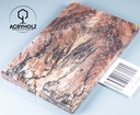 Buche gestockt stabilisiert Griffschalen| 140x40x10 | plexiholz | Messergriff 0277