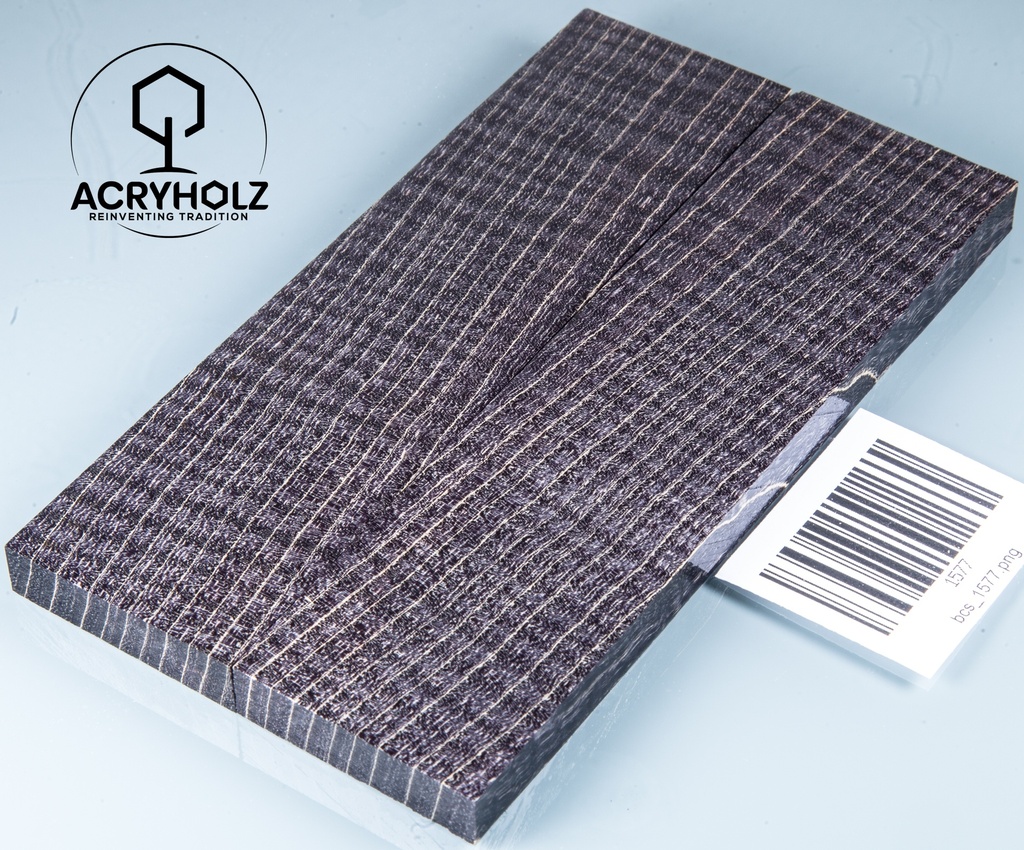 Walnuss Griffschalen stabilisiert | 120x40x8 | plexiholz | 8540