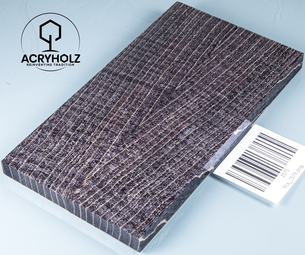 Walnuss Griffschalen stabilisiert | 120x40x8 | plexiholz | 8540