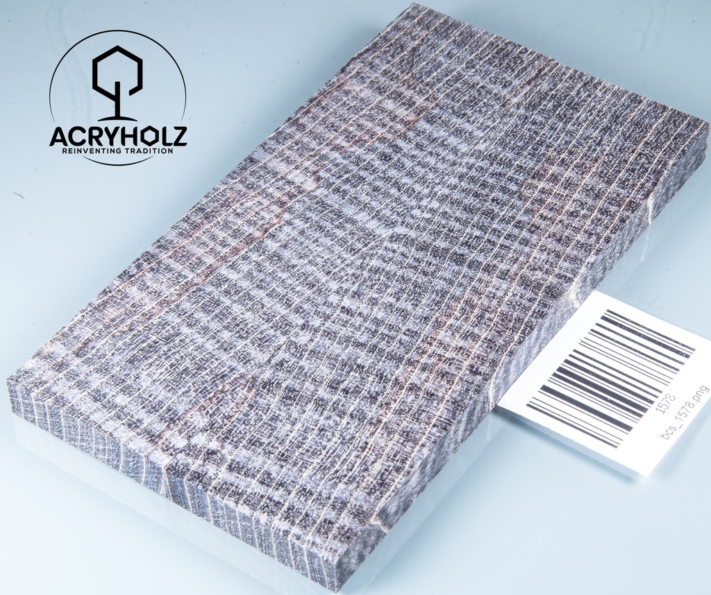 Ahorn Griffschalen geriegelt stabilisiert | 150x40x10 | ACRYHOLZ | 1577