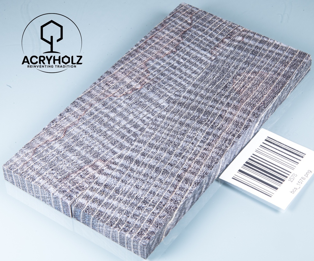 Ahorn Griffschalen geriegelt stabilisiert | 150x40x10 | ACRYHOLZ | 1577