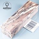 Buche gestockt stabilisiert Griffblock | 120x42x29 | Messergriff 1335