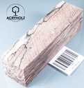 Buche gestockt stabilisiert Griffblock | 120x42x29 | Messergriff 1335
