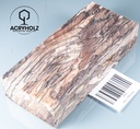Buche gestockt stabilisiert Griffblock | 120x42x29 | Messergriff 1335