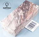 Buche gestockt stabilisiert Griffblock | 120x42x29 | Messergriff 1335