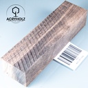 Pappel Maser stabilisiert Griffblock | 145x50x30 | plexiholz | Messergriff 0390