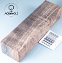 Pappel Maser stabilisiert Griffblock | 145x50x30 | plexiholz | Messergriff 0390