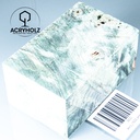 Ahorn Modblock stabilisiert | 100x60x40 | plexiholz | Schmuck | 0416