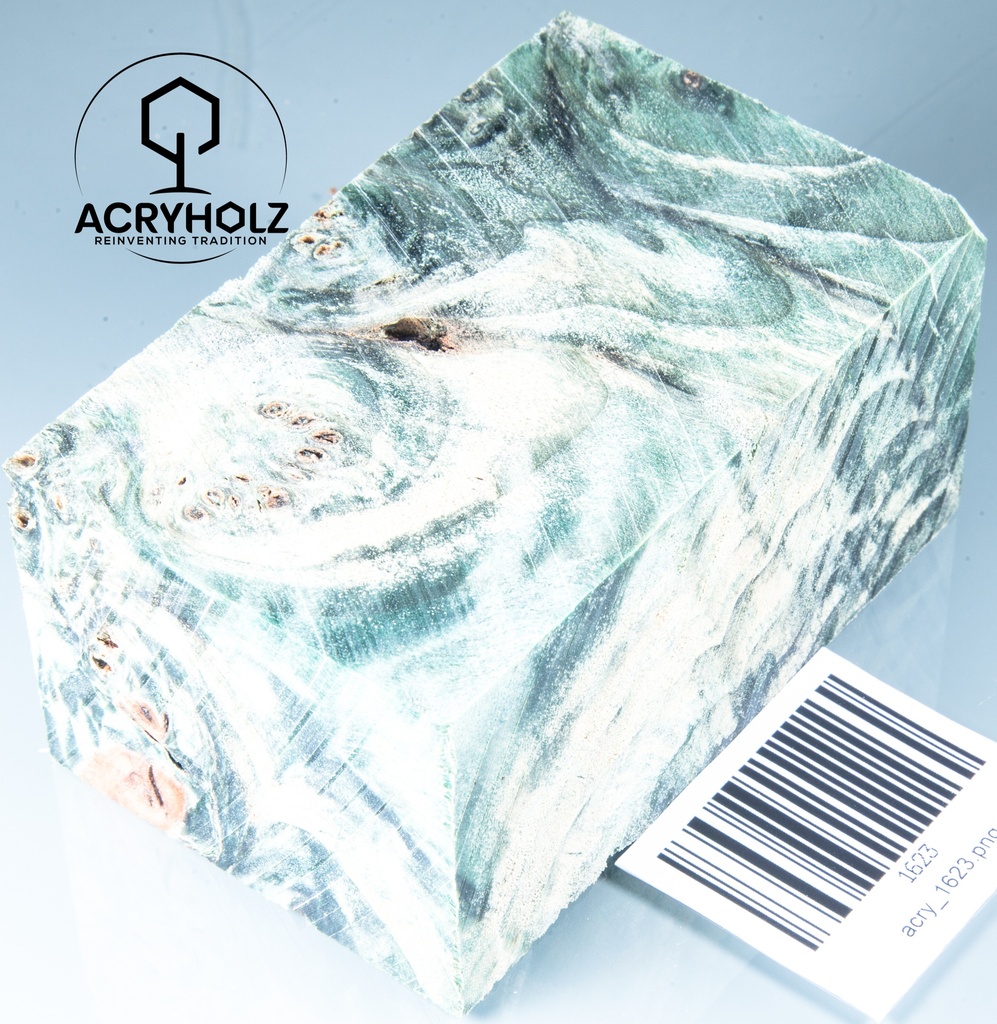 Ahorn Modblock stabilisiert | 100x60x40 | plexiholz | Schmuck | 0416
