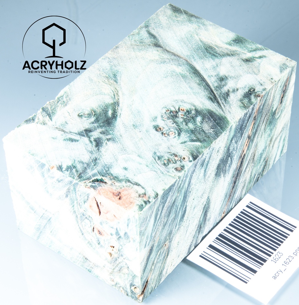 Ahorn Modblock stabilisiert | 100x60x40 | plexiholz | Schmuck | 0416