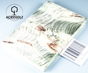 Pappel Griffschalen stabilisiert | 120x40x10| plexiholz | Messer | Griffholz 0356