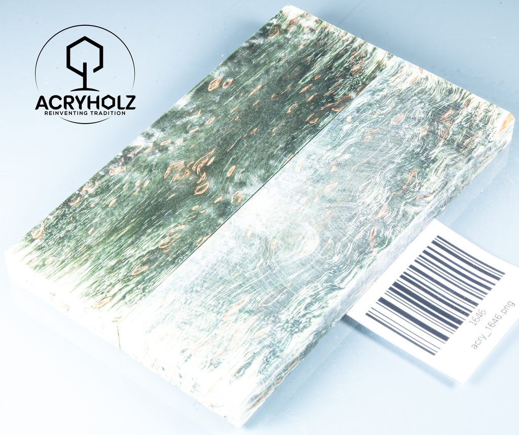 Ahorn Griffschalen stabilisiert | 145x40x10 | plexiholz | Messergriff | 0598
