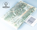 Karelische Maserbirke stabilisiert | 120x37x10 | ACRYHOLZ | Griffmaterial 1644
