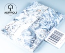 Kastanie Maser stabilisiert | plexiholz | 120x40x10 | Griffschalenpaar 1651