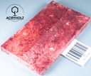 Box Elder Maser stabilisiert | plexiholz | 120x40x10 | Griffschalenpaar puq 0255
