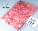 Box Elder Maser stabilisiert | plexiholz | 120x40x10 | Griffschalenpaar puq 0255