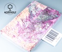 Box Elder Maser stabilisiert | acryholz | 140x40x10 | Griffschalenpaar 1671