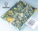 Box Elder Maser stabilisiert | acryholz | 140x40x10 | Griffschalenpaar 1671
