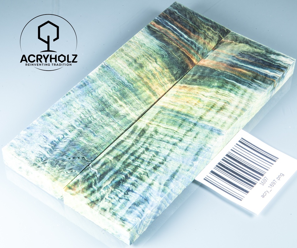 Kastanie Maser stabilisiert | 120x40x10 | plexiholz | buckeye schalenpaar 0713