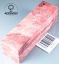 Pappel Maser stabilisiert Griffblock | 145x50x30 | plexiholz | Messergriff 0390