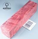 Pappel Maser stabilisiert Griffblock | 145x50x30 | plexiholz | Messergriff 0390
