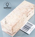 Esche Maser Griffblock stabilisiert | 140x40x30 | plexiholz | 0328