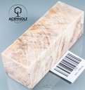 Esche Maser Griffblock stabilisiert | 140x40x30 | plexiholz | 0328