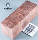 Kastanie Maser stabilisiert | 120x40x40 | plexiholz | Buckeye Griffblock 0753