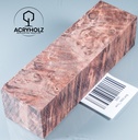 Kastanie Maser stabilisiert | 120x40x40 | plexiholz | Buckeye Griffblock 0753