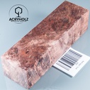 Kastanie Maser stabilisiert | 120x40x40 | plexiholz | Buckeye Griffblock 0753