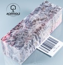 Kastanie Maser stabilisiert | 120x40x40 | plexiholz | Buckeye Griffblock 0753