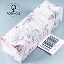Kastanie Maser stabilisiert | 120x40x40 | plexiholz | Buckeye Griffblock 0753