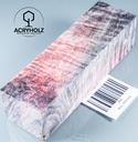 Kastanie Maser stabilisiert | 120x40x40 | plexiholz | Buckeye Griffblock 0753