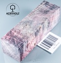 Kastanie Maser stabilisiert | 120x40x40 | plexiholz | Buckeye Griffblock 0753