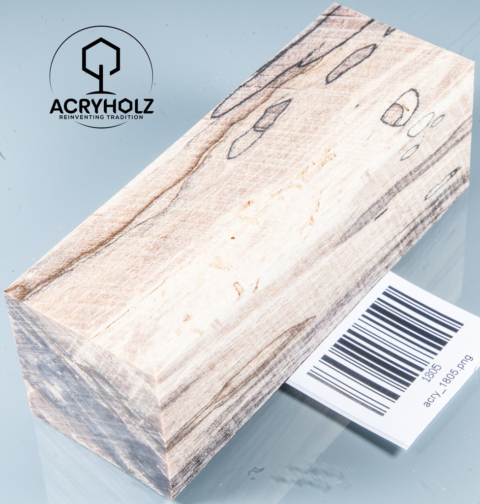 Buche gestockt stabilisiert Griffblock | 120x42x29 | Messergriff 1335