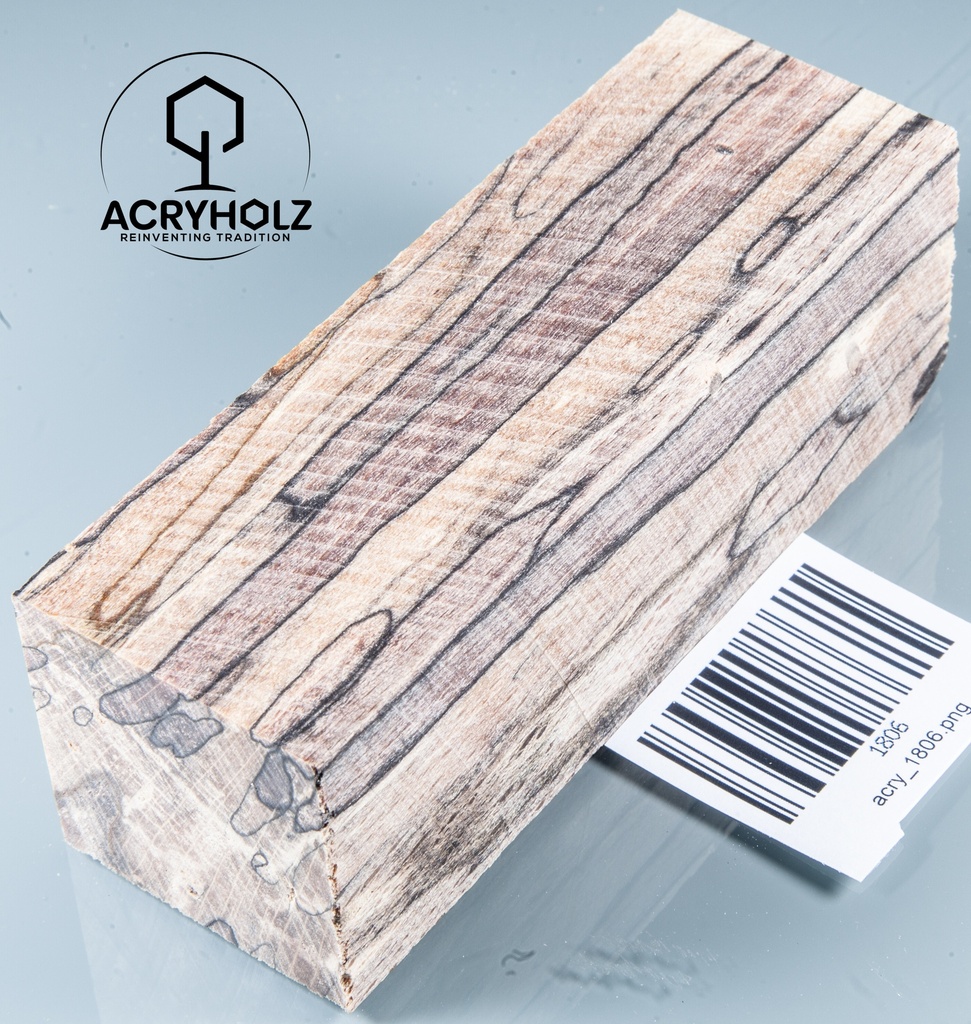 Buche gestockt stabilisiert Griffblock | 120x42x29 | Messergriff 1335