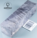 Pappel Maser stabilisiert Griffblock | 145x50x30 | plexiholz | Messergriff 0390