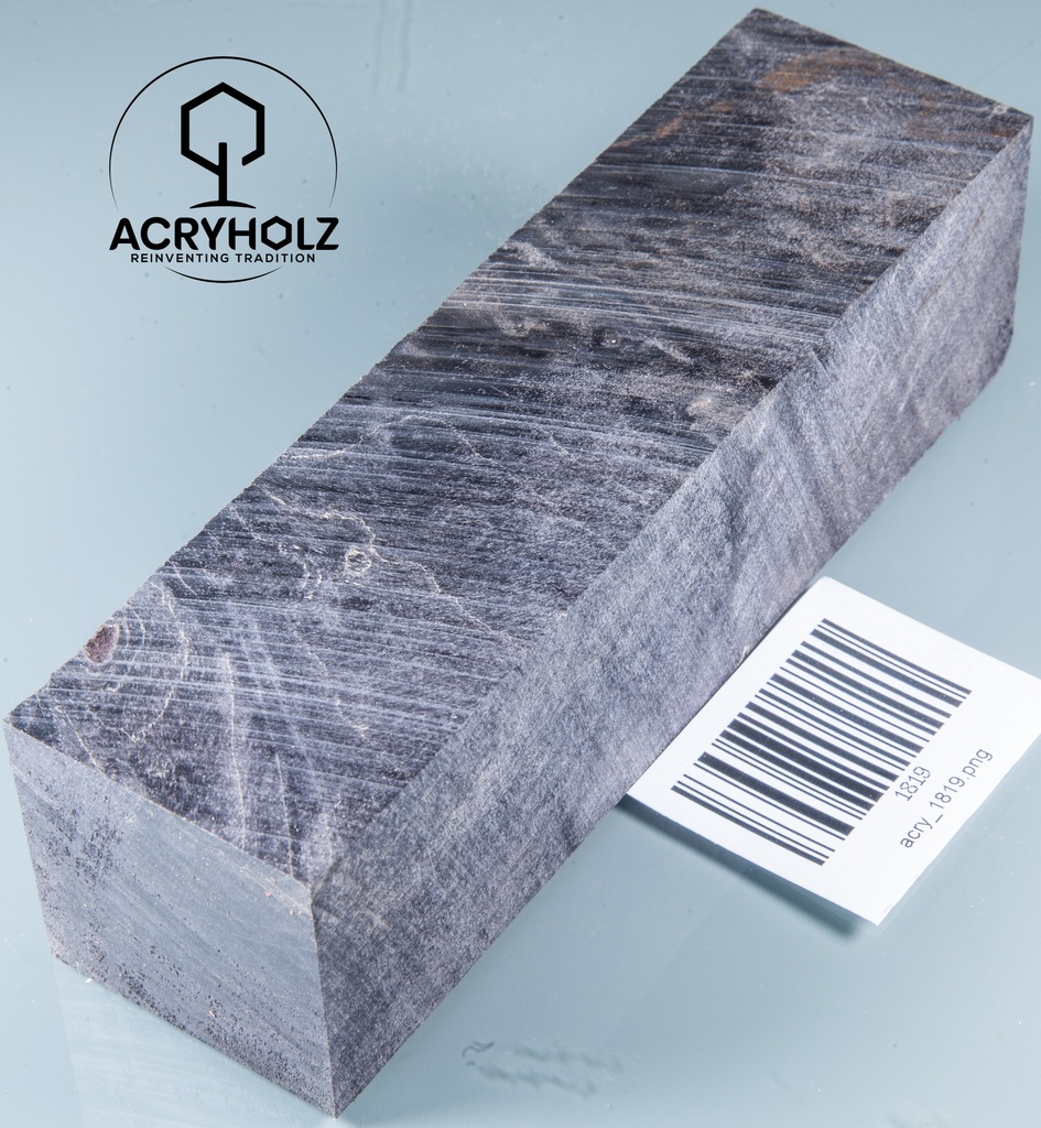 Pappel Maser stabilisiert Griffblock | 145x50x30 | plexiholz | Messergriff 0390