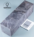 Pappel Maser stabilisiert Griffblock | 145x50x30 | plexiholz | Messergriff 0390