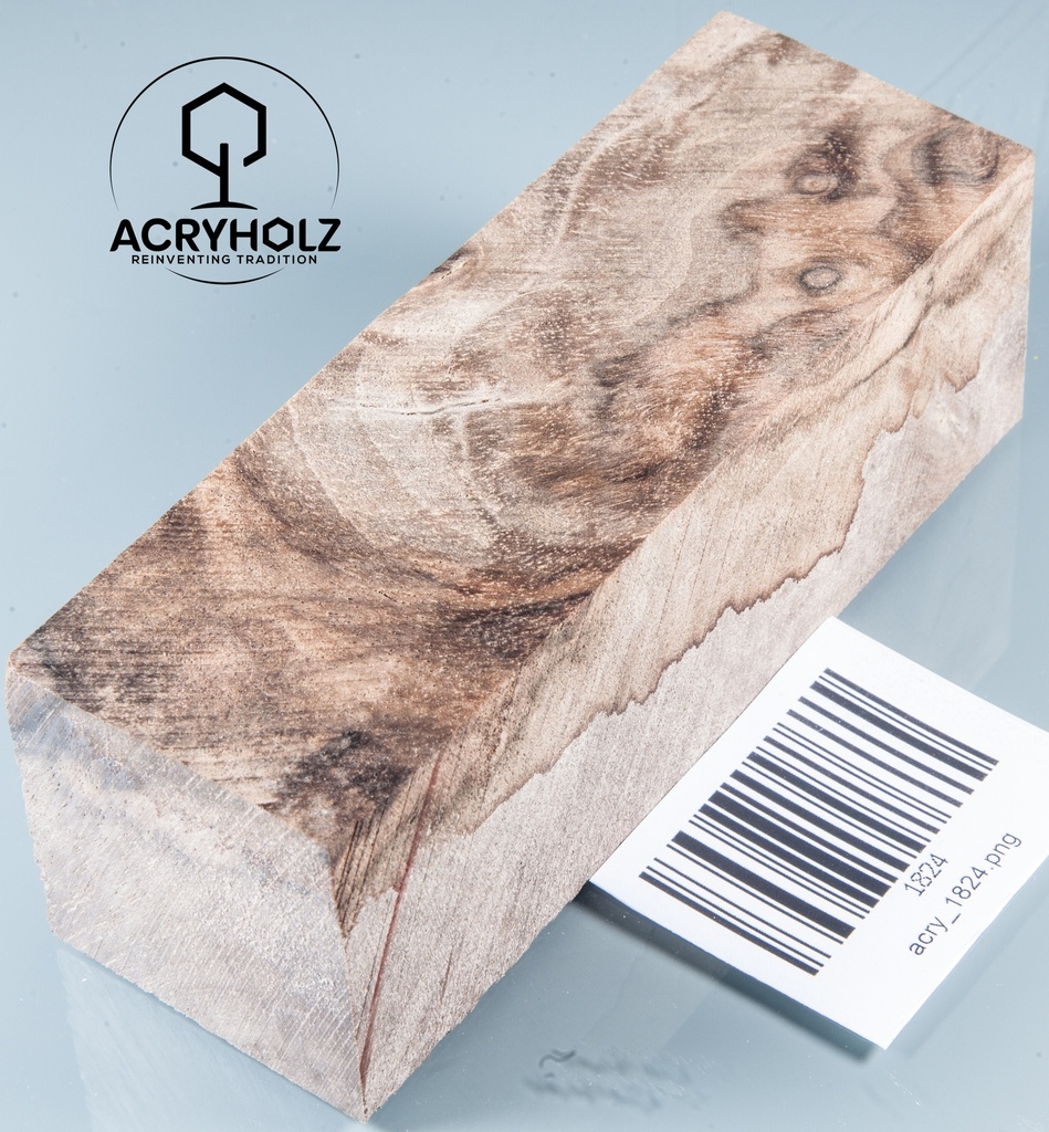 Walnuss Griffblock stabilisiert | 130x50x30 | plexiholz | 1349