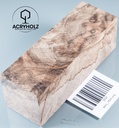 Walnuss Griffblock stabilisiert | 130x50x30 | plexiholz | 1349