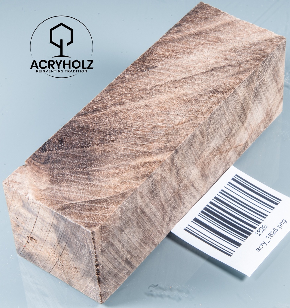 Walnuss Griffblock stabilisiert | 130x50x30 | plexiholz | 1349